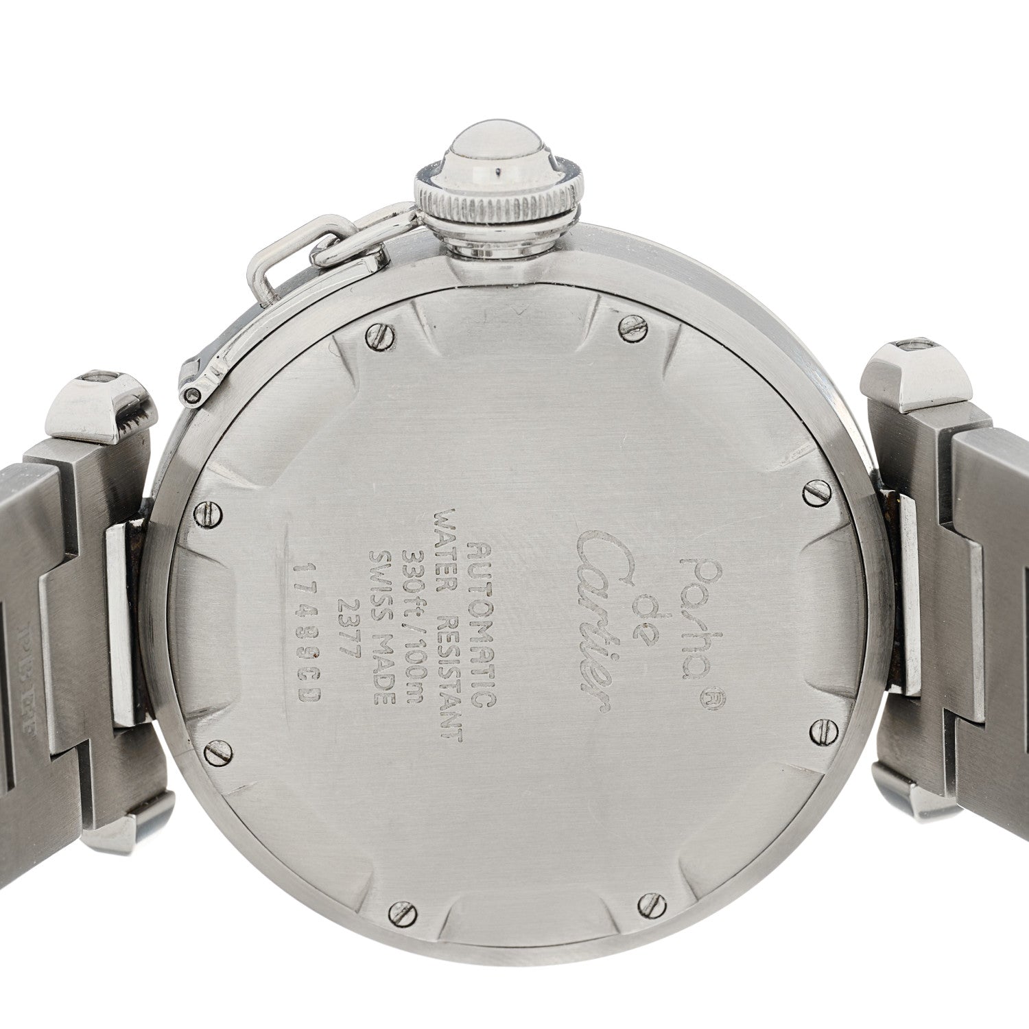 Cartier Stainless Steel 35mm Pasha GMT Automatic Watch 4 of 4