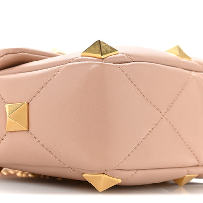 Valentino Garavani Nappa Medium Roman Stud Shoulder Bag Rose Cannelle 8 of 11