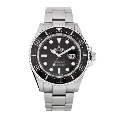 Rolex Stainless Steel 43mm Oyster Perpetual Date Sea-Dweller Watch Black 126600 1 of 5