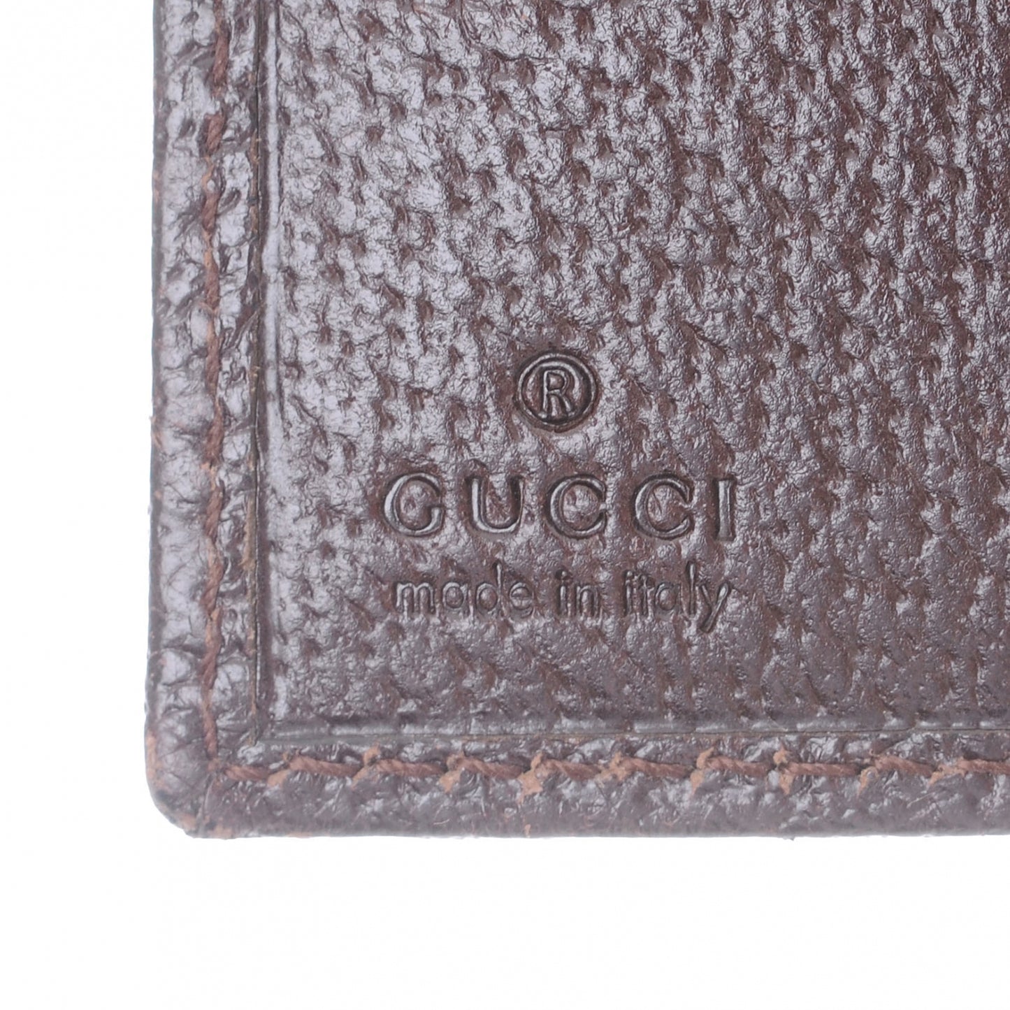 Monogram Metal Bar Continental Flap Wallet Brown