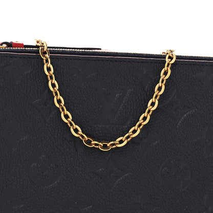 Louis Vuitton Empreinte Double Zip Pochette Marine Rouge 8 of 11