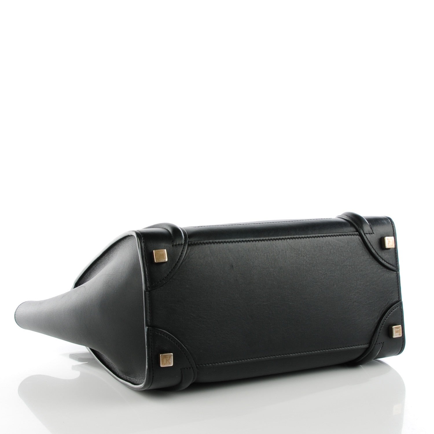 Celine Smooth Calfskin Micro Luggage Black 5 of 10