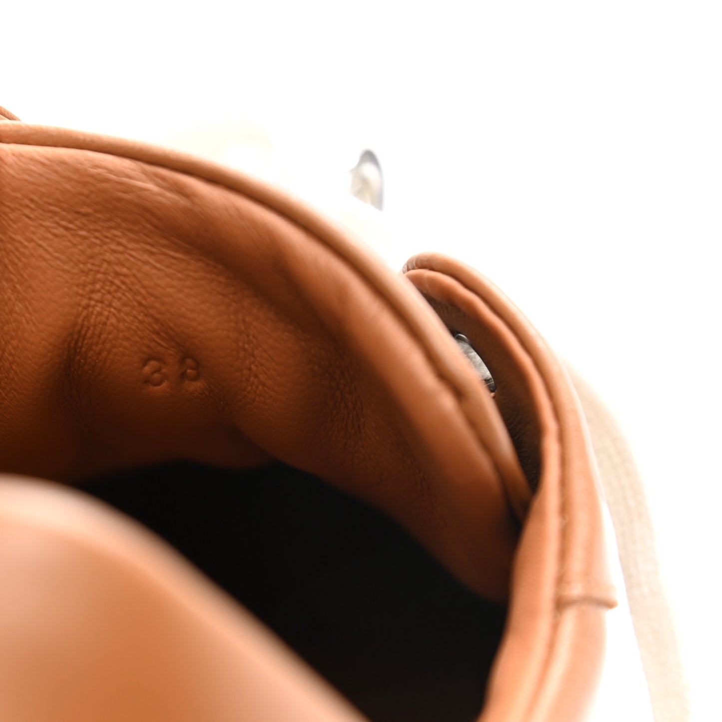 Calfskin Day Sneakers 38 Naturel