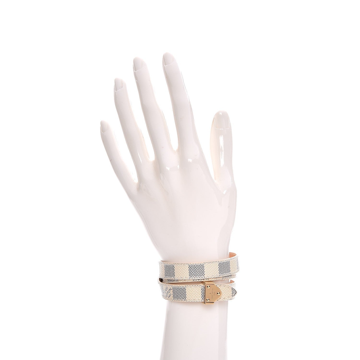 Louis Vuitton Damier Azur Box It Bracelet 17 2 of 6