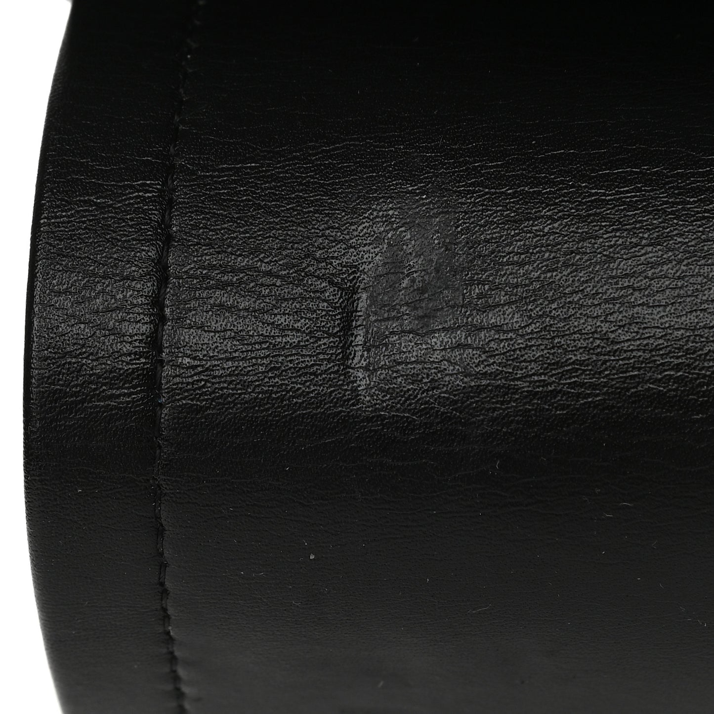 Patent Quilted Jumbo Double Flap Black