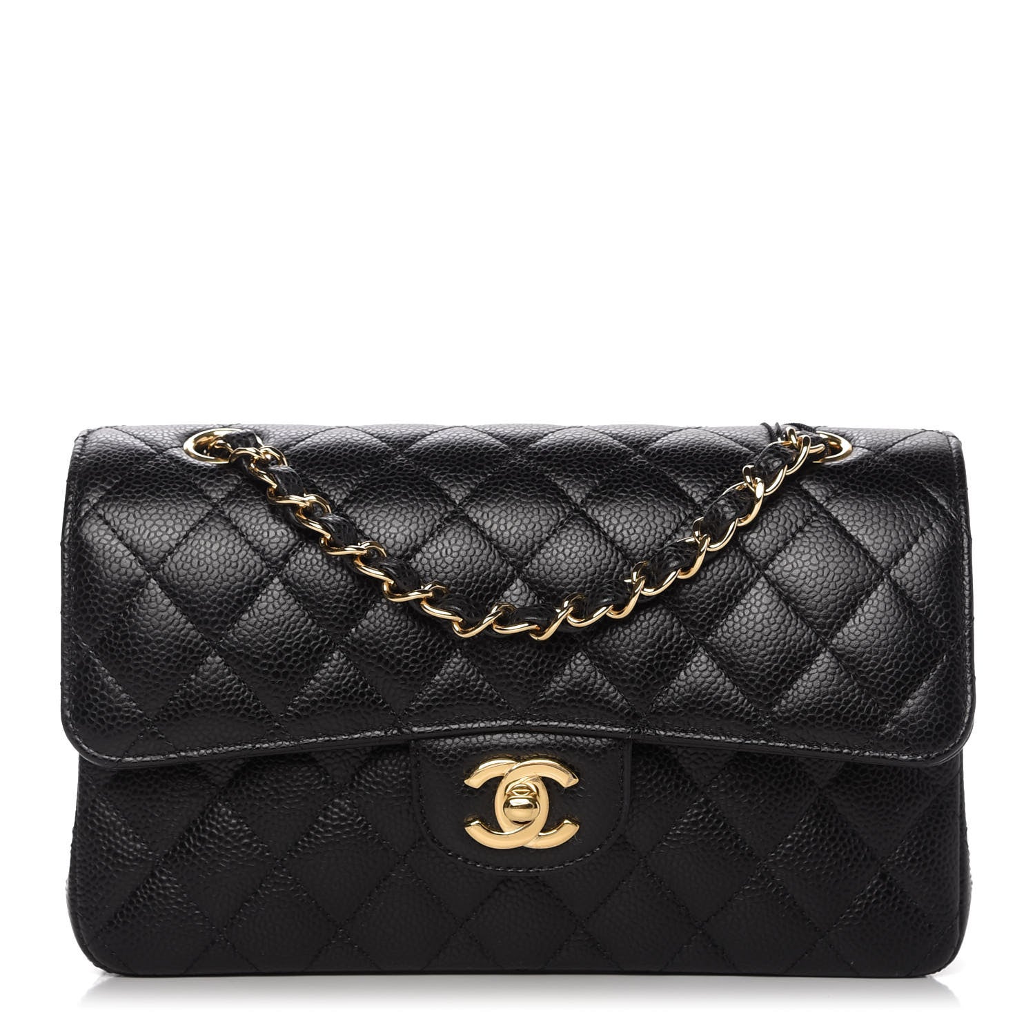 Chanel Caviar Quilted Small Double Flap Black 1 of 11