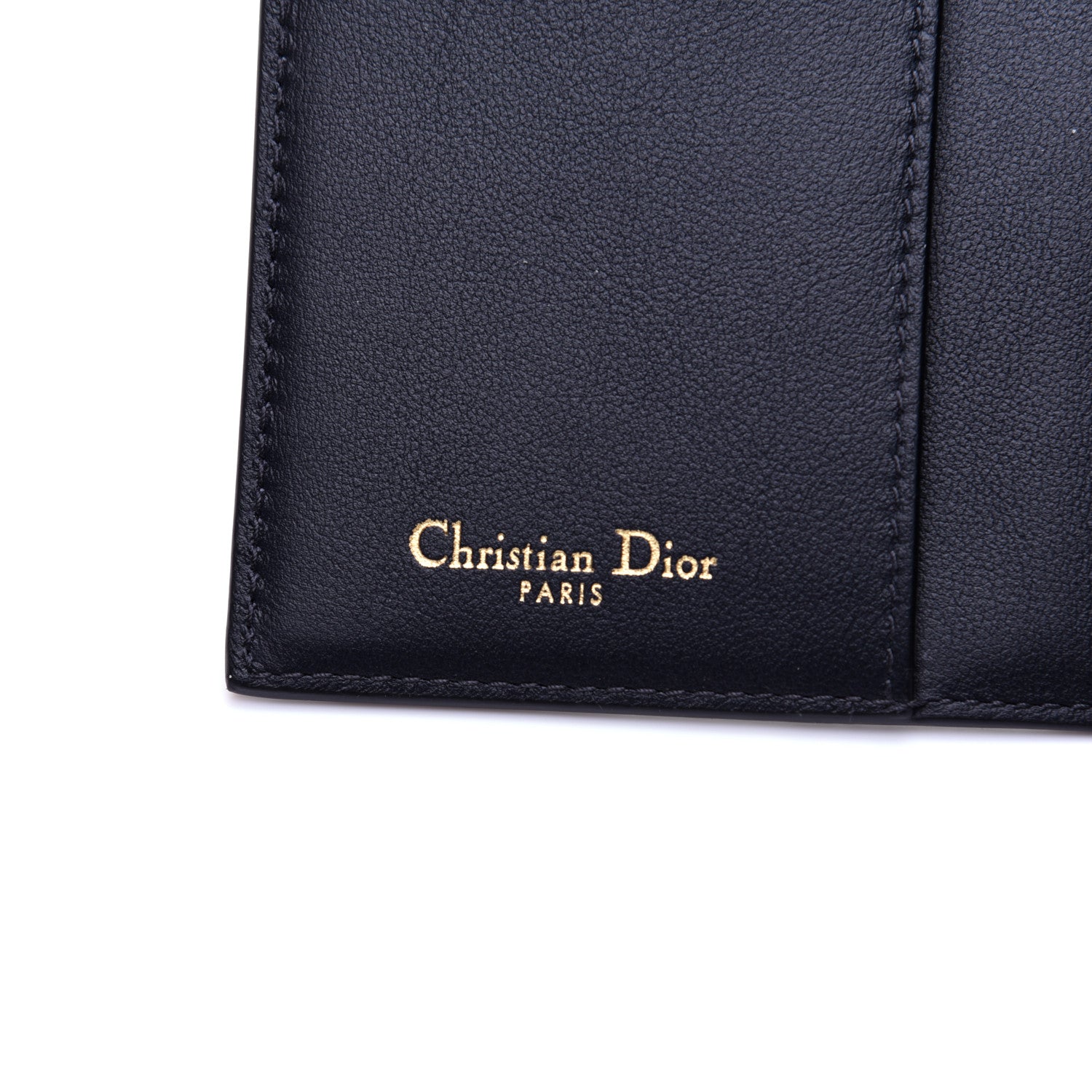 Christian Dior Calfskin Oblique Passport Holder Blue 8 of 9