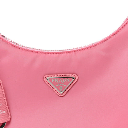 Prada Re-Nylon Saffiano Mini Re-Edition 2005 Bag Begonia 6 of 12