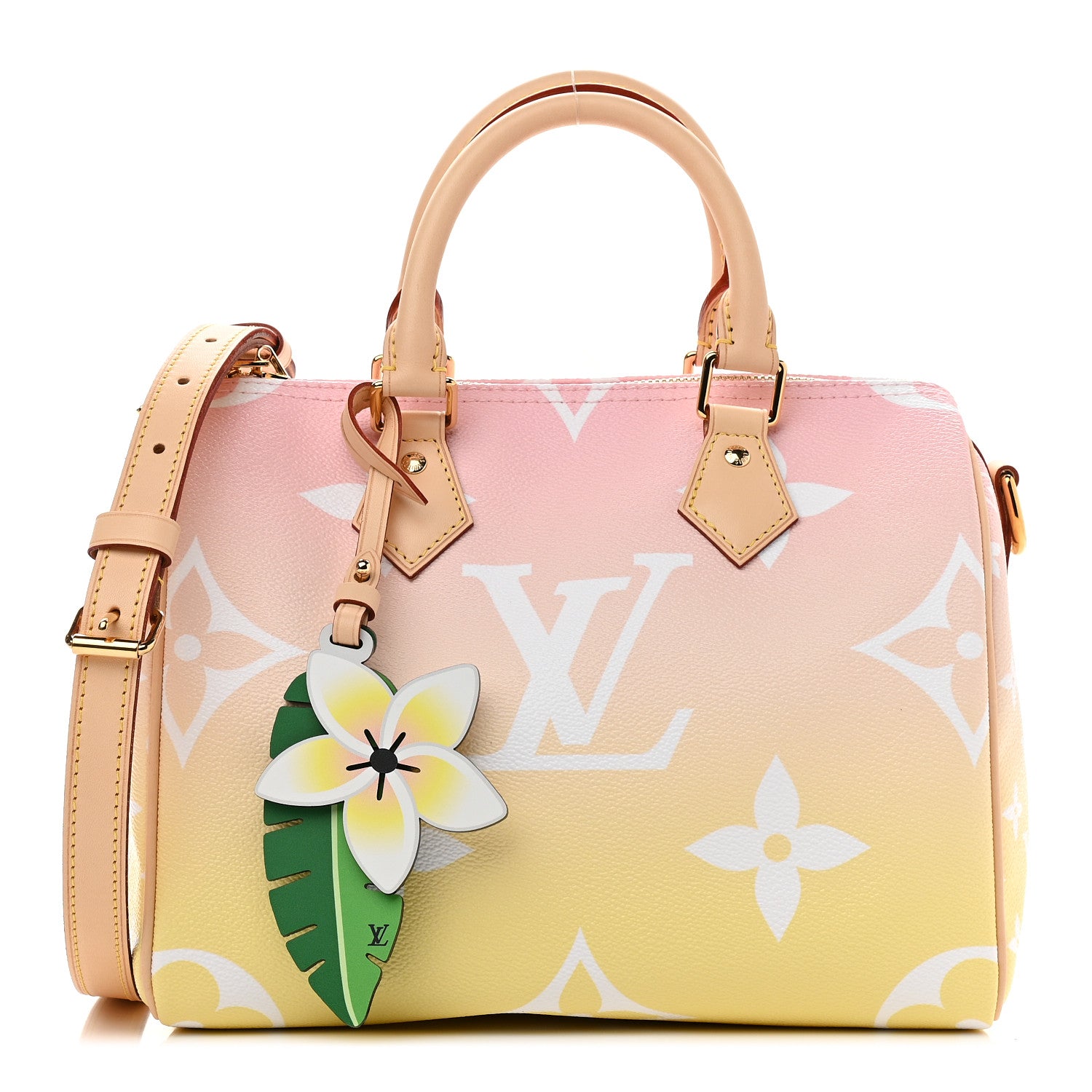Louis Vuitton Monogram Giant By The Pool Speedy Bandouliere 25 Light Pink 1 of 9