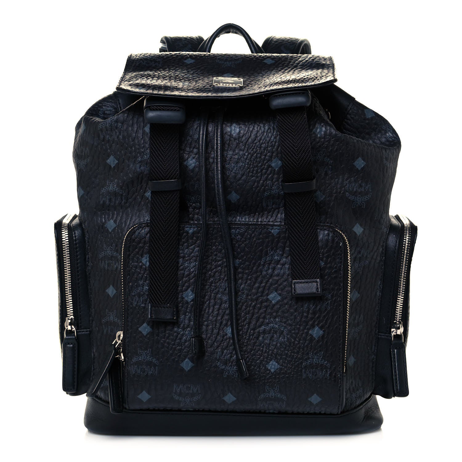 MCM Visetos Brandenburg Backpack Black 1 of 10