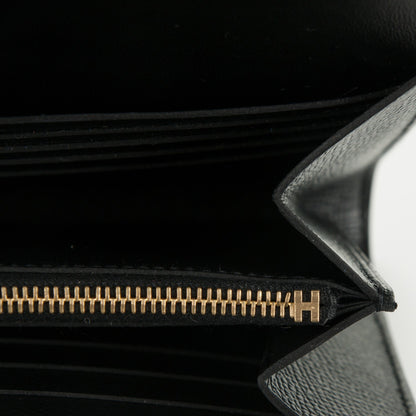 Hermes Epsom Constance Long Wallet Black 8 of 8