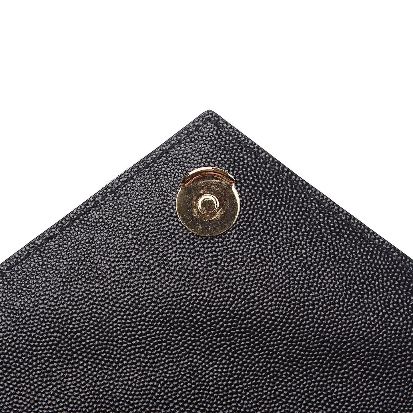 Grain De Poudre Textured Mixed Matelasse Triquilt Small Monogram Satchel Black