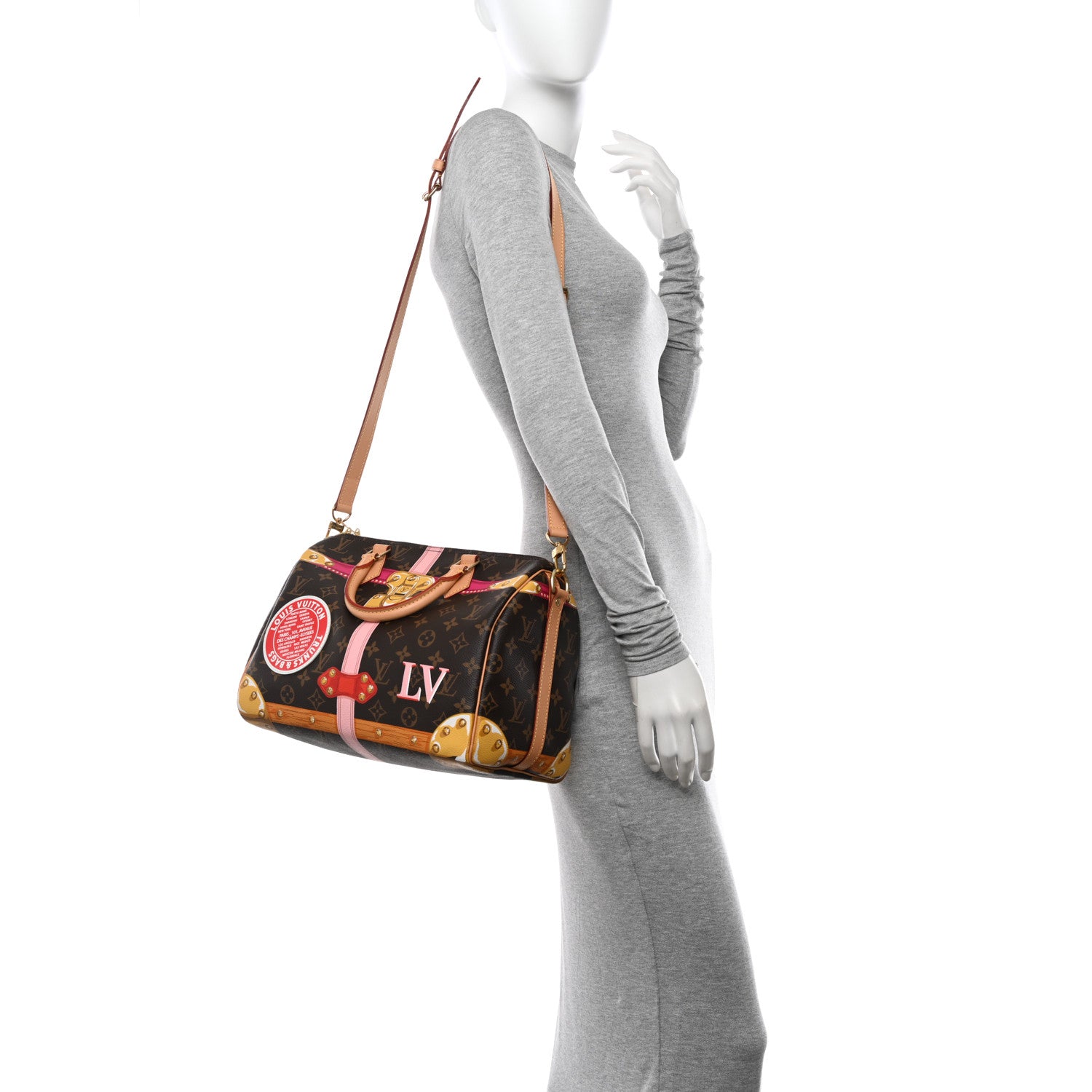 Louis Vuitton Monogram Summer Trunks Speedy Bandouliere 30 2 of 11