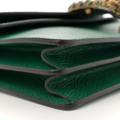 Gucci Pebbled Calfskin Small Dionysus Shoulder Bag Emerald 10 of 14