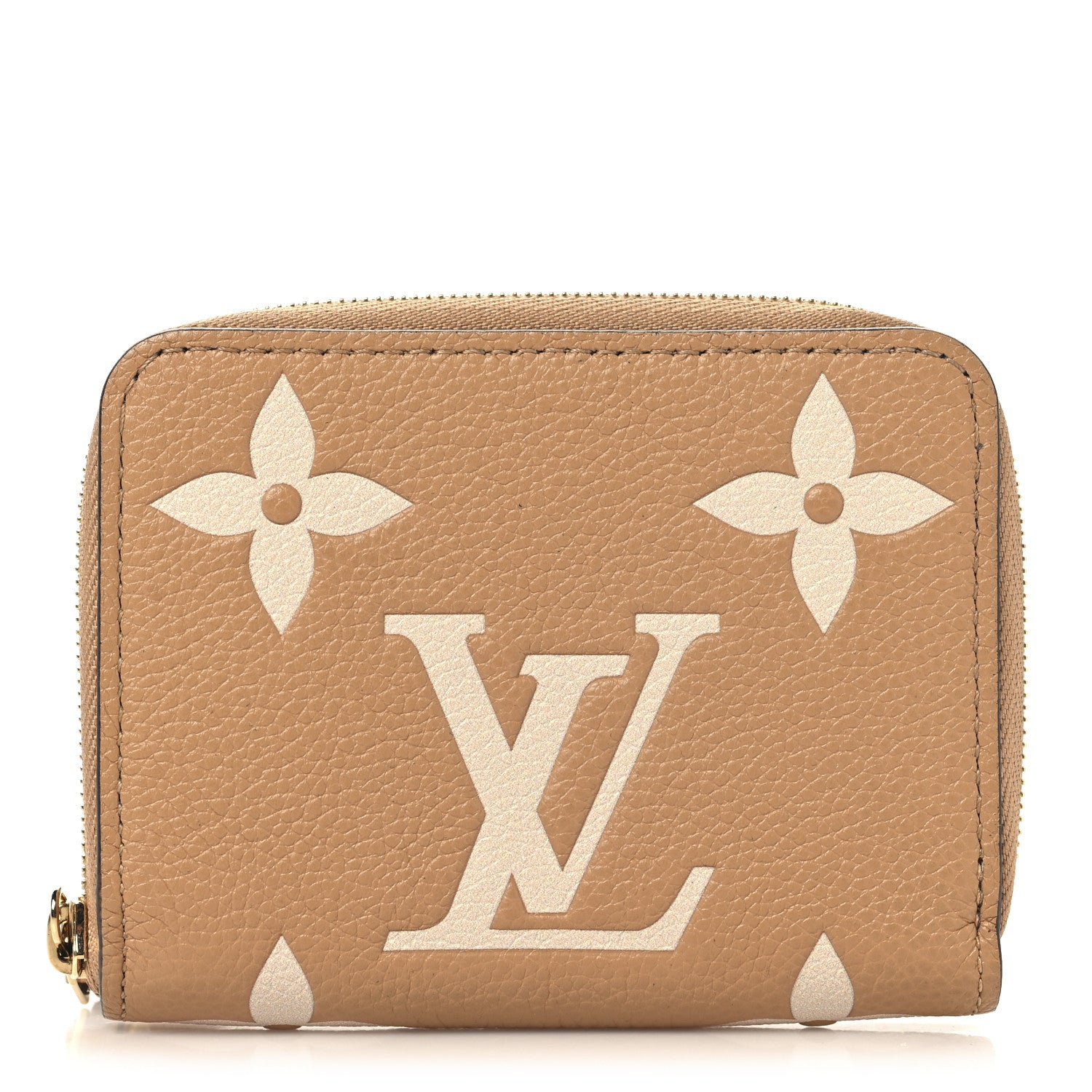 Louis Vuitton Empreinte Monogram Giant Zippy Coin Purse Arizona Creme 1 of 6