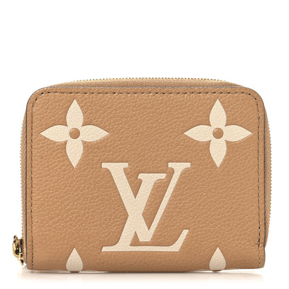 Louis Vuitton Empreinte Monogram Giant Zippy Coin Purse Arizona Creme 1 of 6