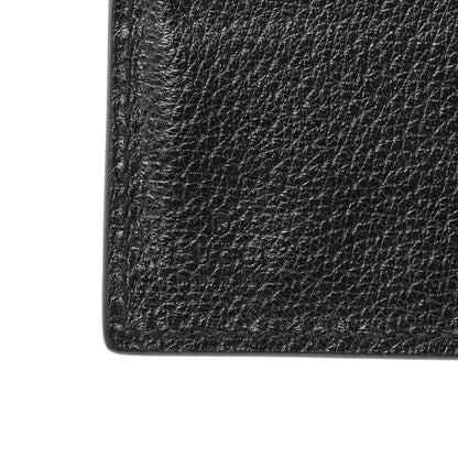 Gucci Textured Dollar Calfskin Nylon Gucci Stripe New Web Bi-Fold Coin Wallet Black Ecru Verde Rosso 7 of 7