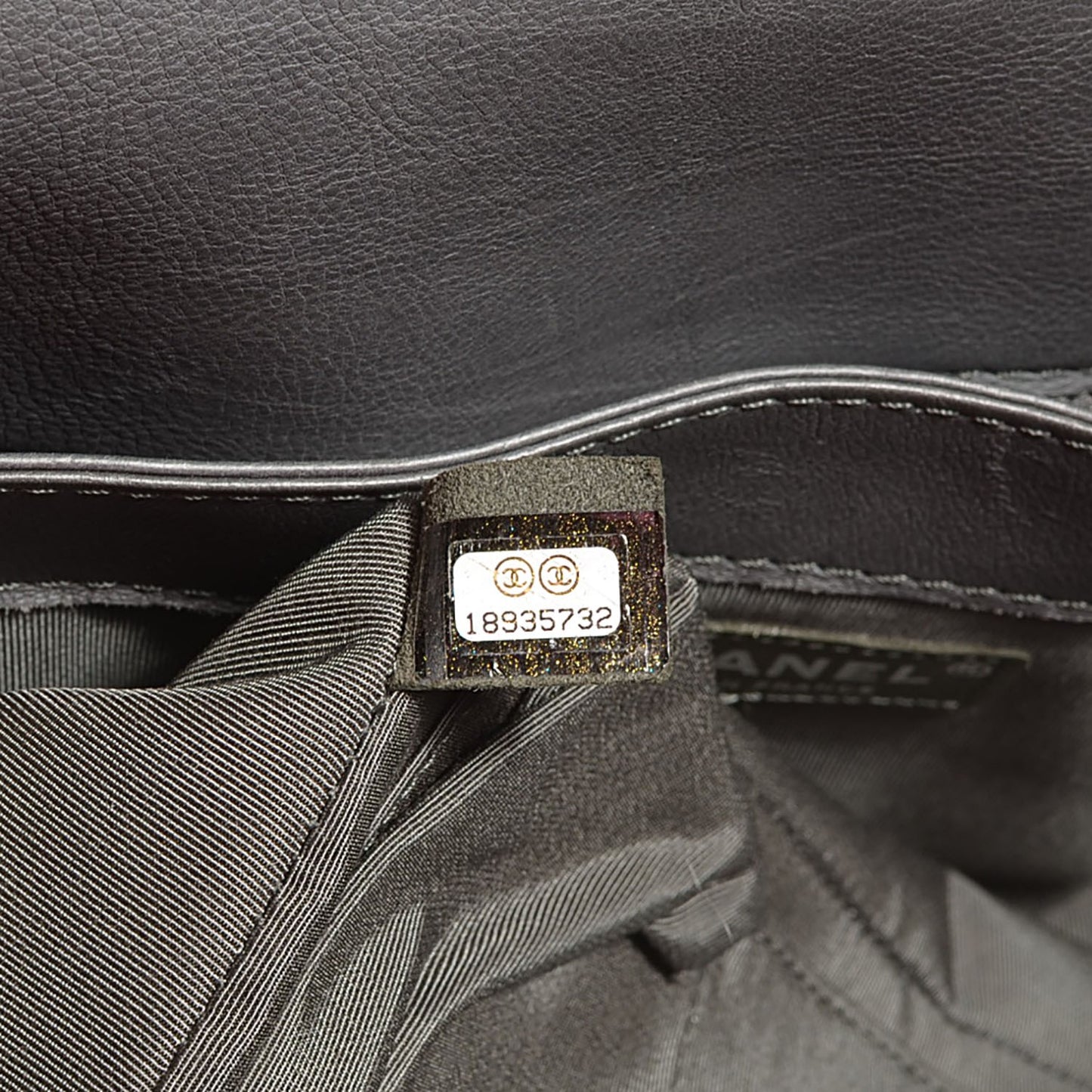 Calfskin Medium Boy Reverso Flap Grey