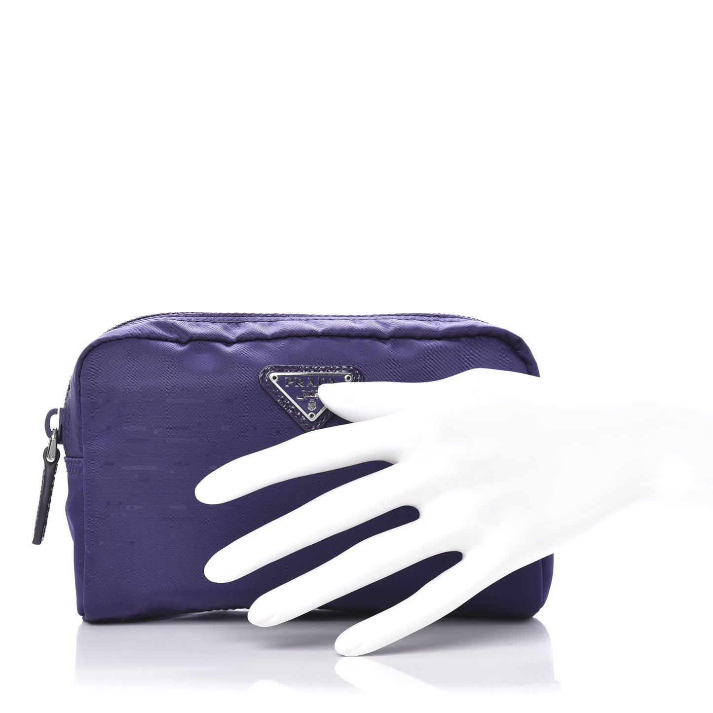 Nylon Vela Cosmetic Pouch Viola