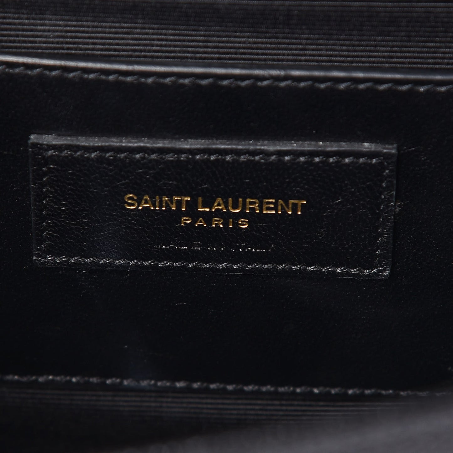 Grain De Poudre Medium Classic Monogram Kate Satchel Black