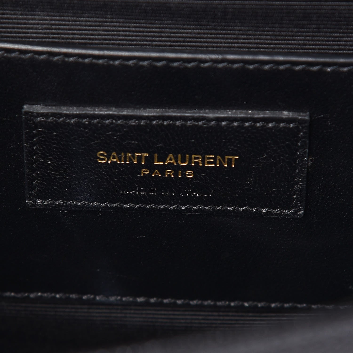 Saint Laurent Grain De Poudre Medium Classic Monogram Kate Satchel Black 7 of 10