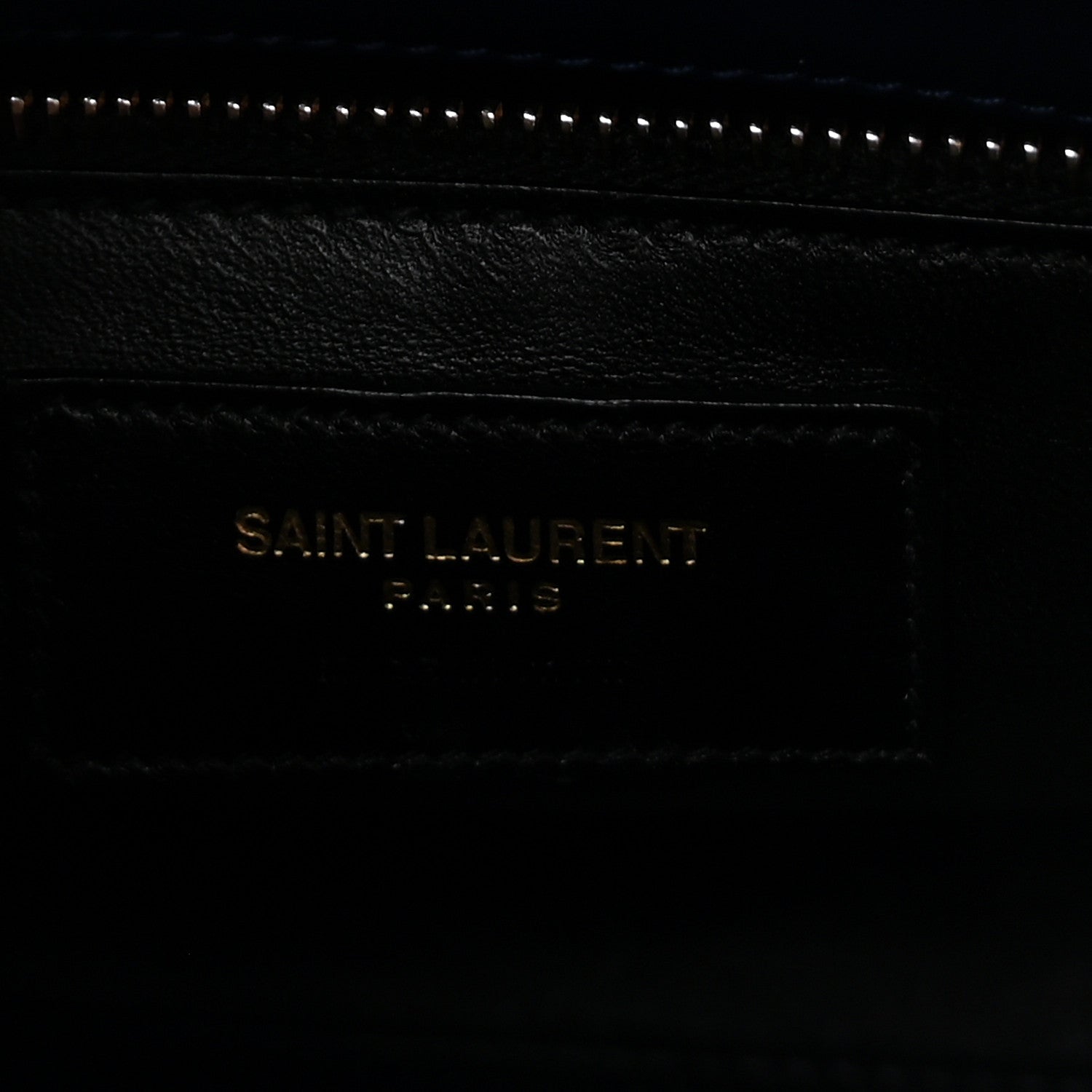 Saint Laurent Calfskin Le Fermoir Top Handle Bag Blue 6 of 9