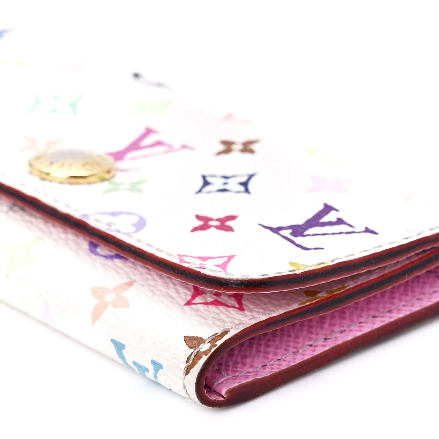 Monogram Multicolor Multicles 4 Key Holder White Litchi