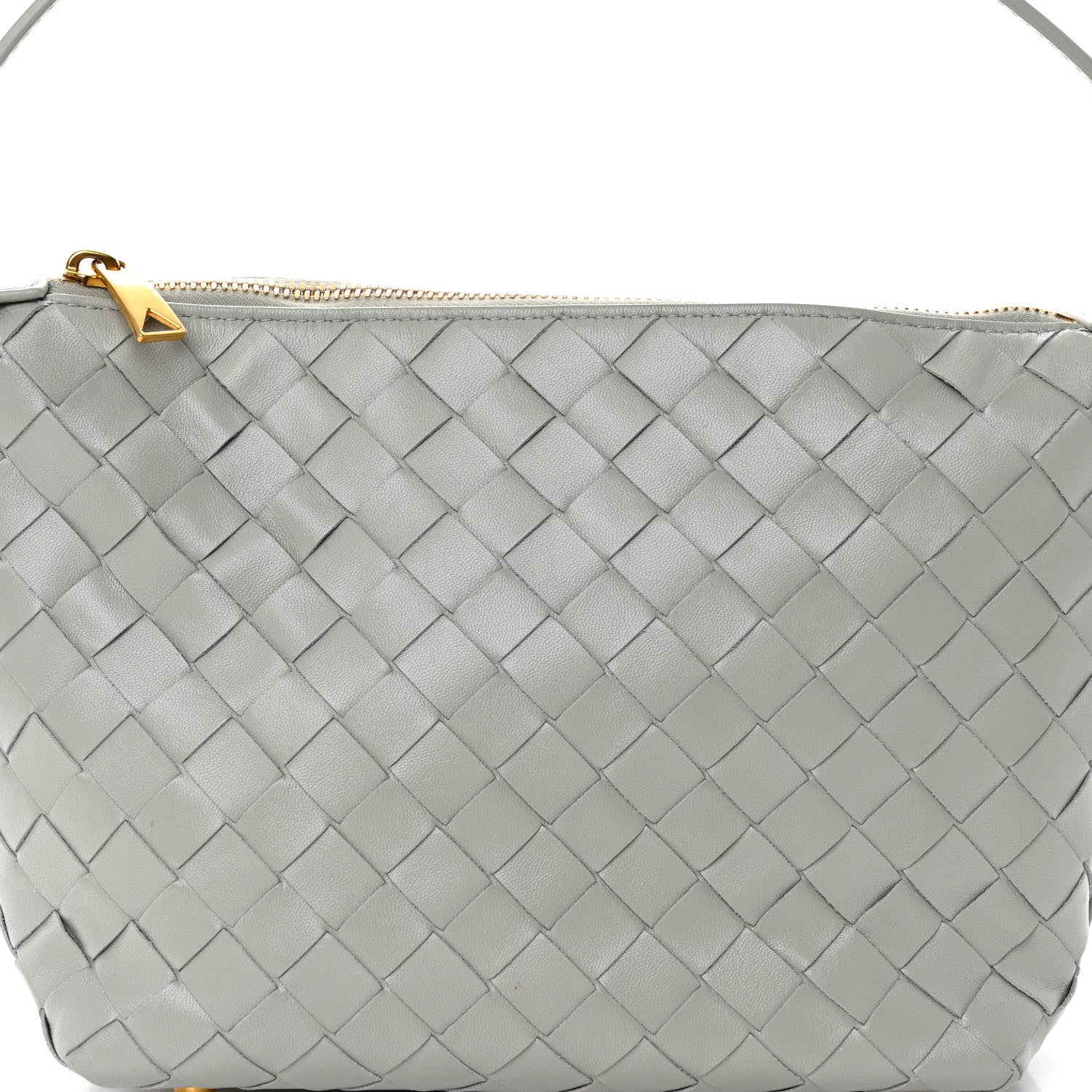 Bottega Veneta Calfskin Nappa Intrecciato Mini Wallace Agate Grey 7 of 9
