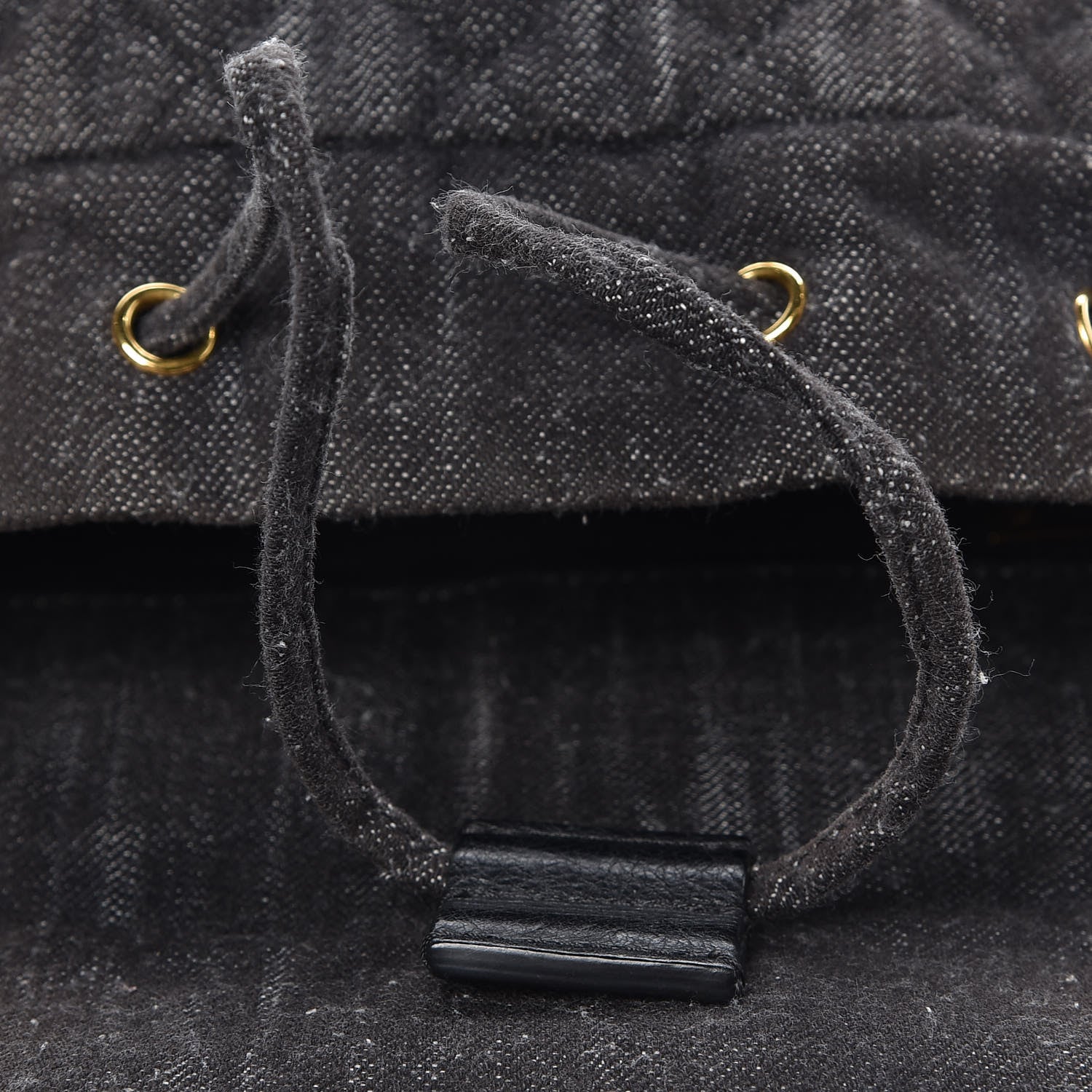 Chanel Washed Denim Quilted Large Urban Spirit Backpack Black 8 of 18