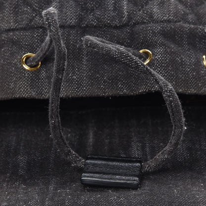 Chanel Washed Denim Quilted Large Urban Spirit Backpack Black 8 of 18