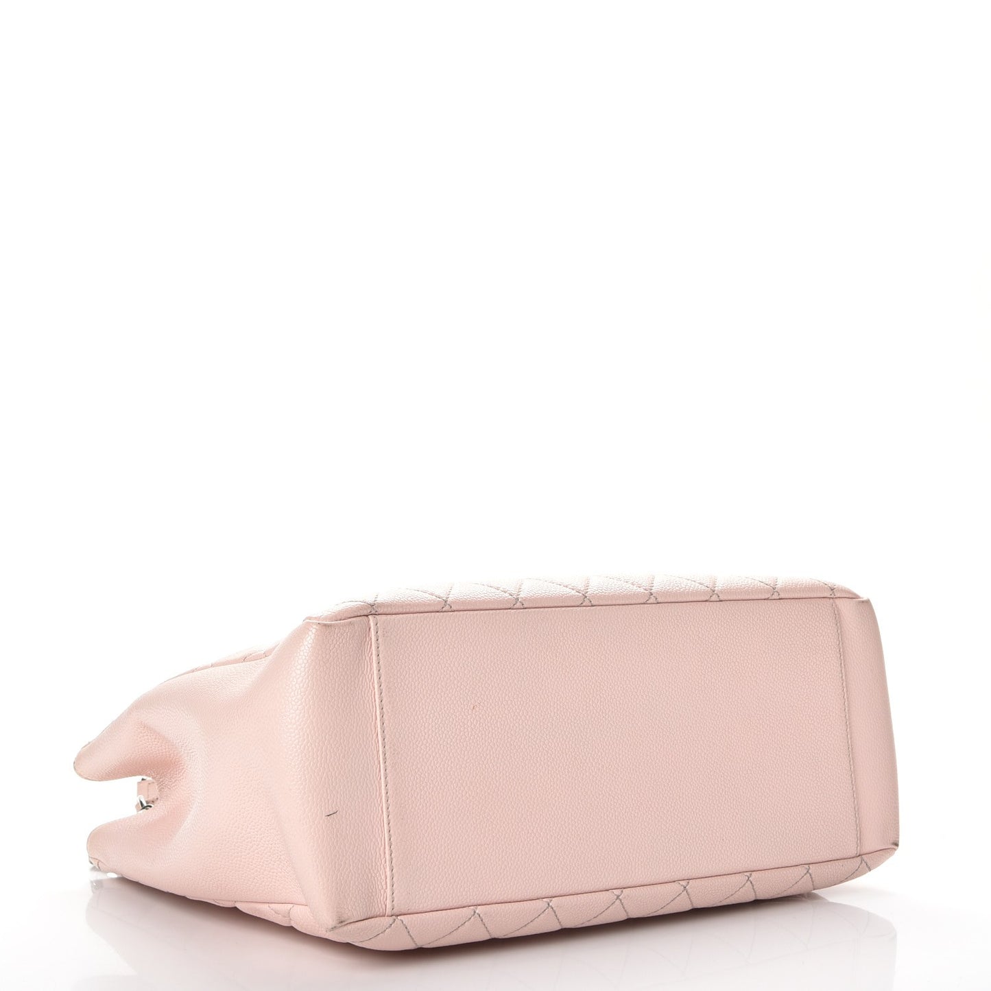 Caviar Quilted Grand Shopping Tote GST Light Pink