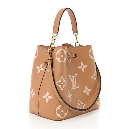 Louis Vuitton Empreinte Monogram Giant Neonoe MM Arizona Beige 4 of 12
