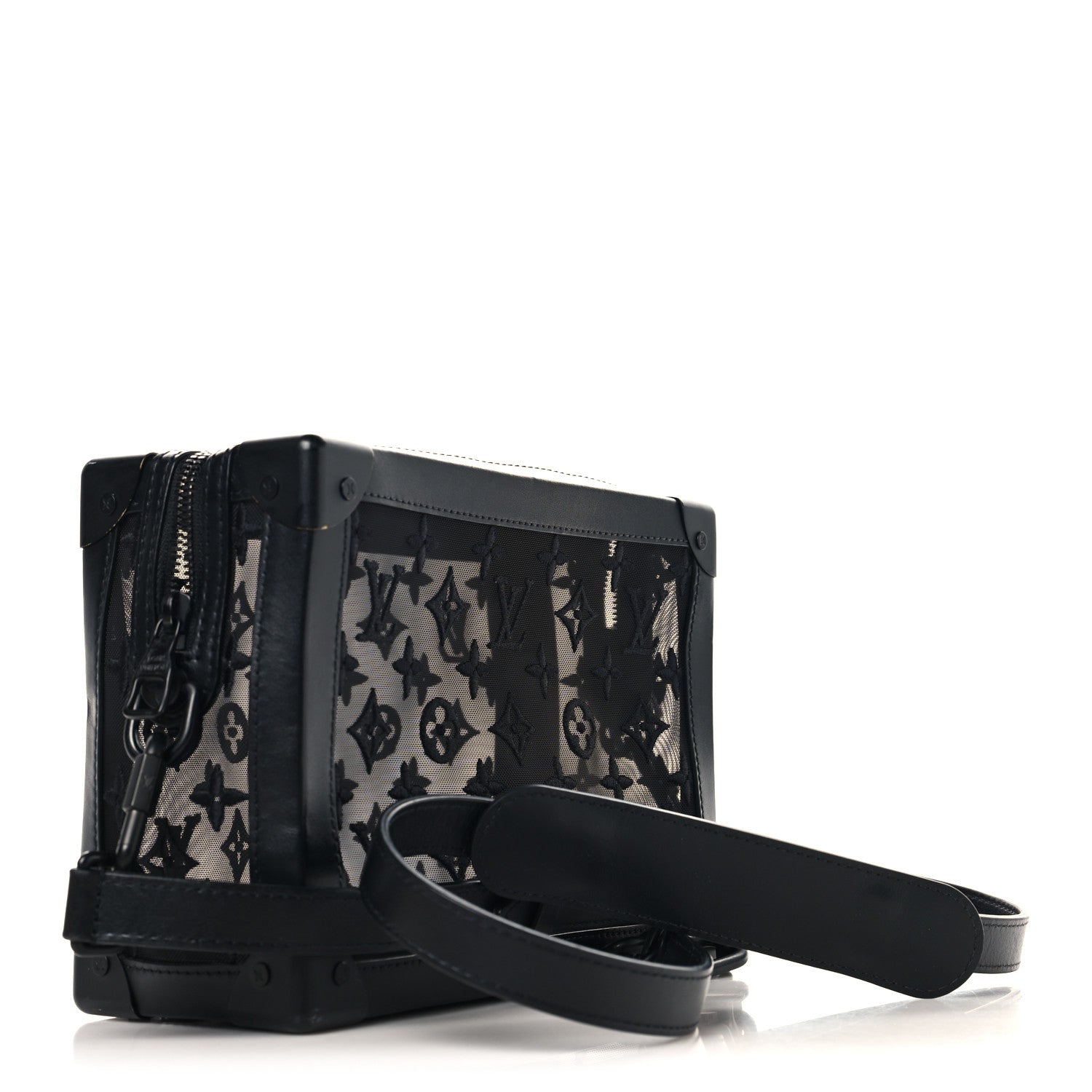 Louis Vuitton Monogram See Through Soft Trunk Black 3 of 12