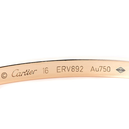 Cartier 18K Yellow Gold Small LOVE Bracelet 16 5 of 5