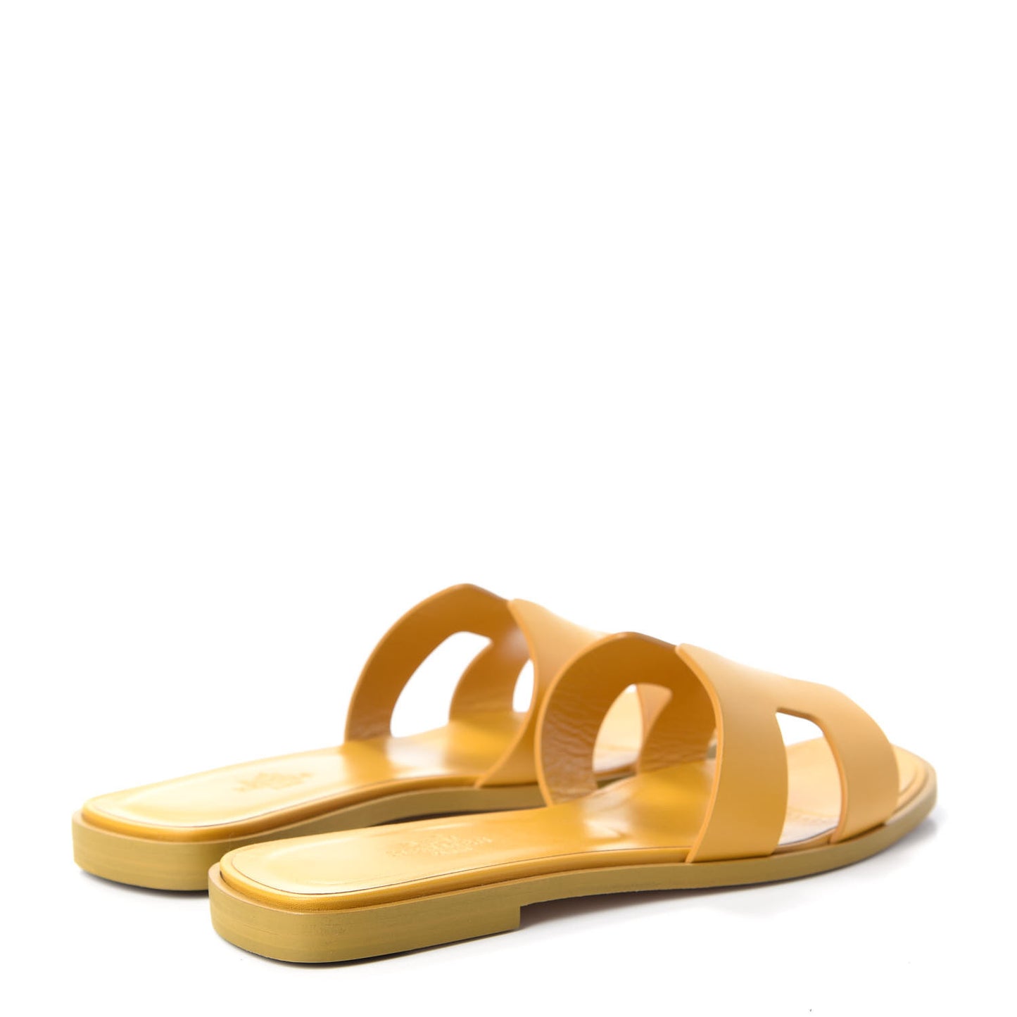 Calfskin Oran Sandals 37 Ocre Jaune