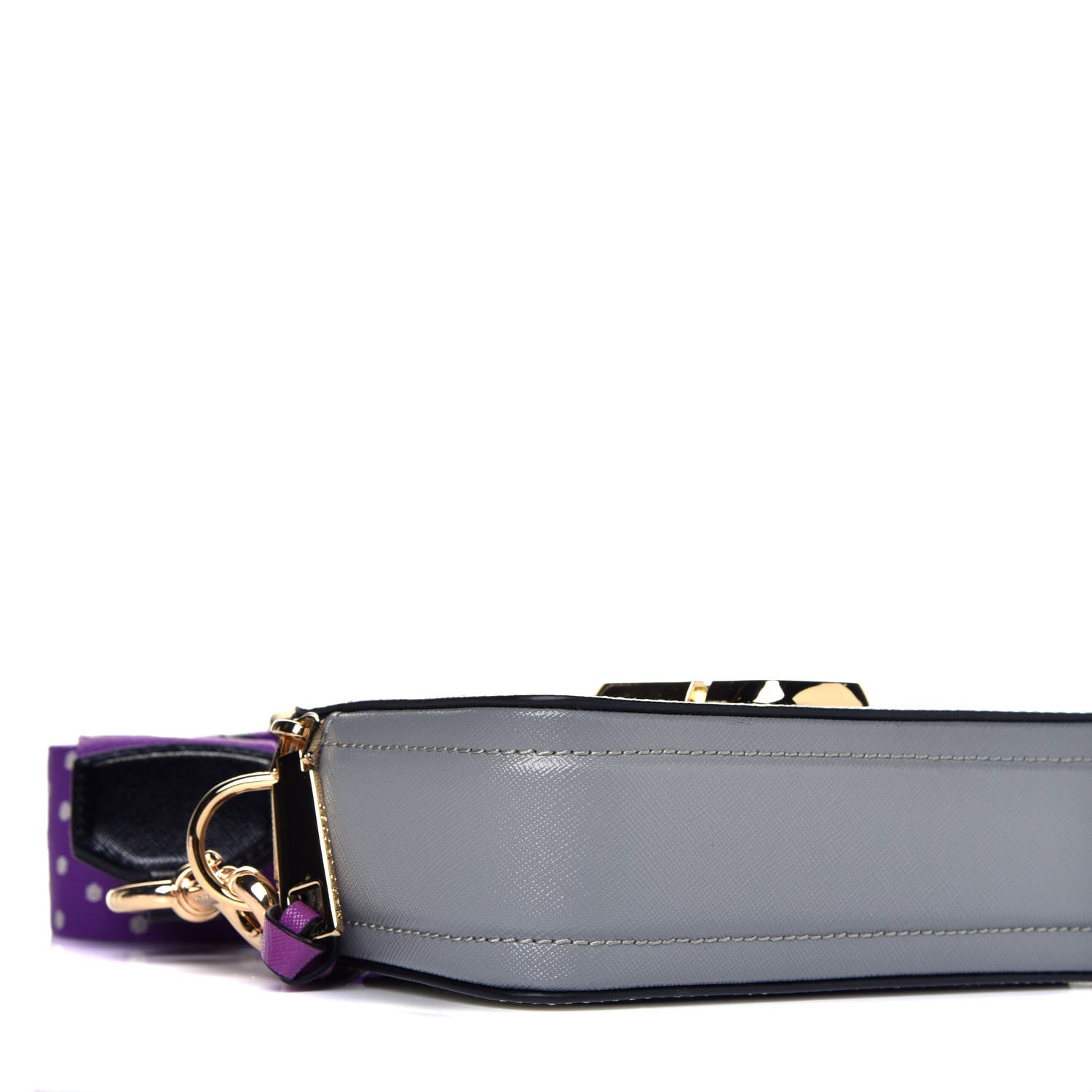 Marc Jacobs Saffiano Small Snapshot Camera Bag Moon White Multi 9 of 10