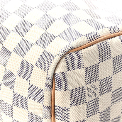 Louis Vuitton Damier Azur Keepall Bandouliere 55 7 of 11