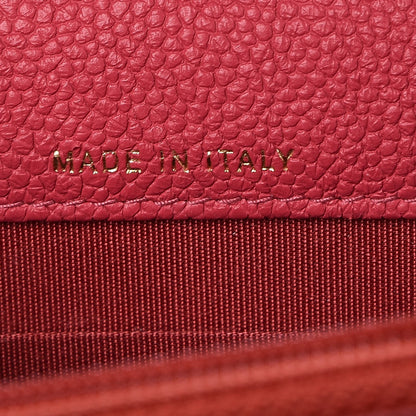 Chanel Grained Calfskin Quilted Cuba Square Wallet On Chain WOC Pink 7 of 8