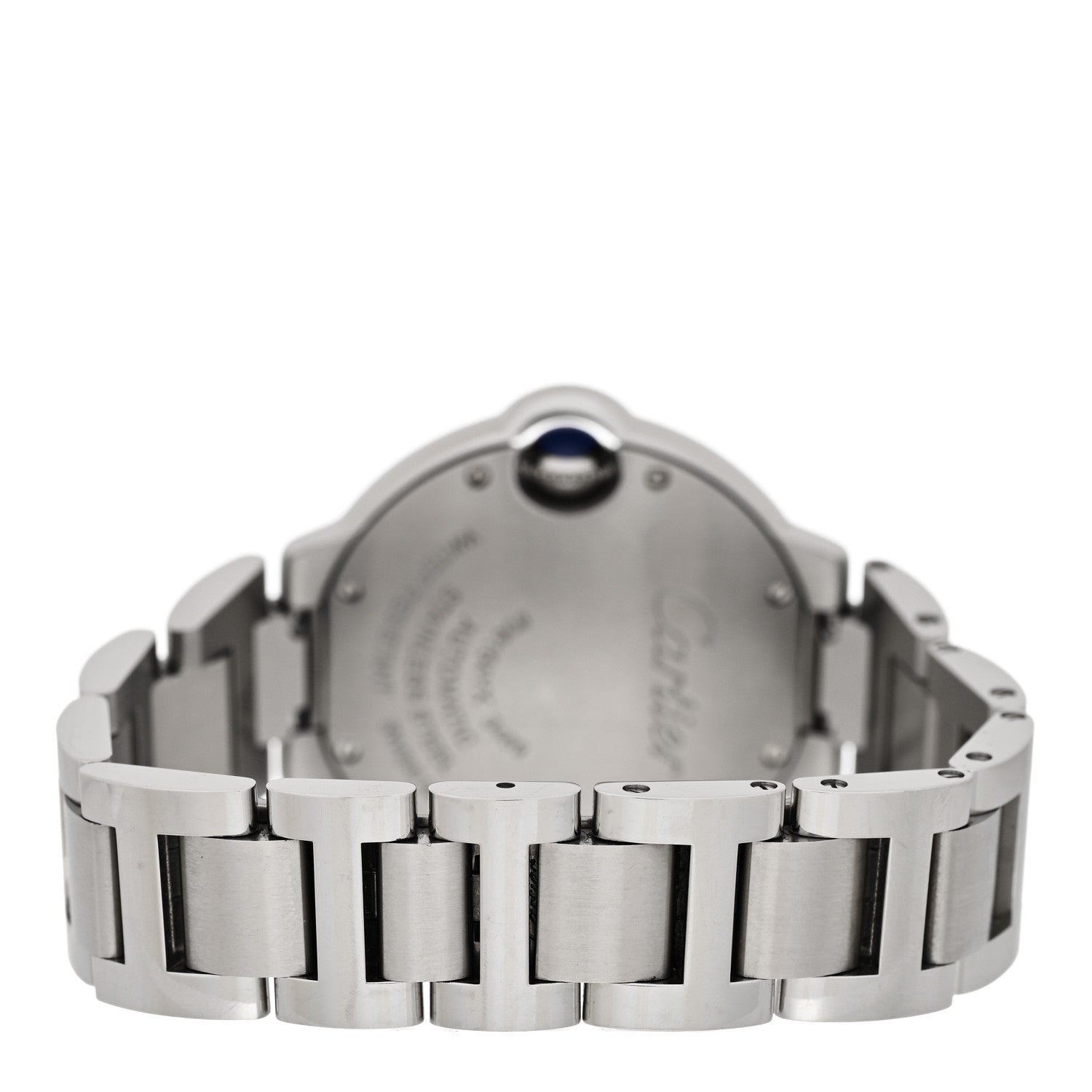 Cartier Stainless Steel Diamond Bezel 33mm Ballon Bleu De Cartier Automatic Watch 3 of 5