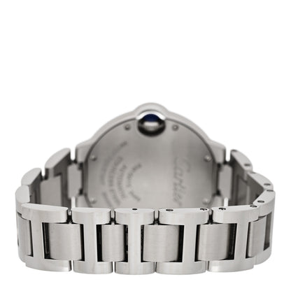 Cartier Stainless Steel Diamond Bezel 33mm Ballon Bleu De Cartier Automatic Watch 3 of 5