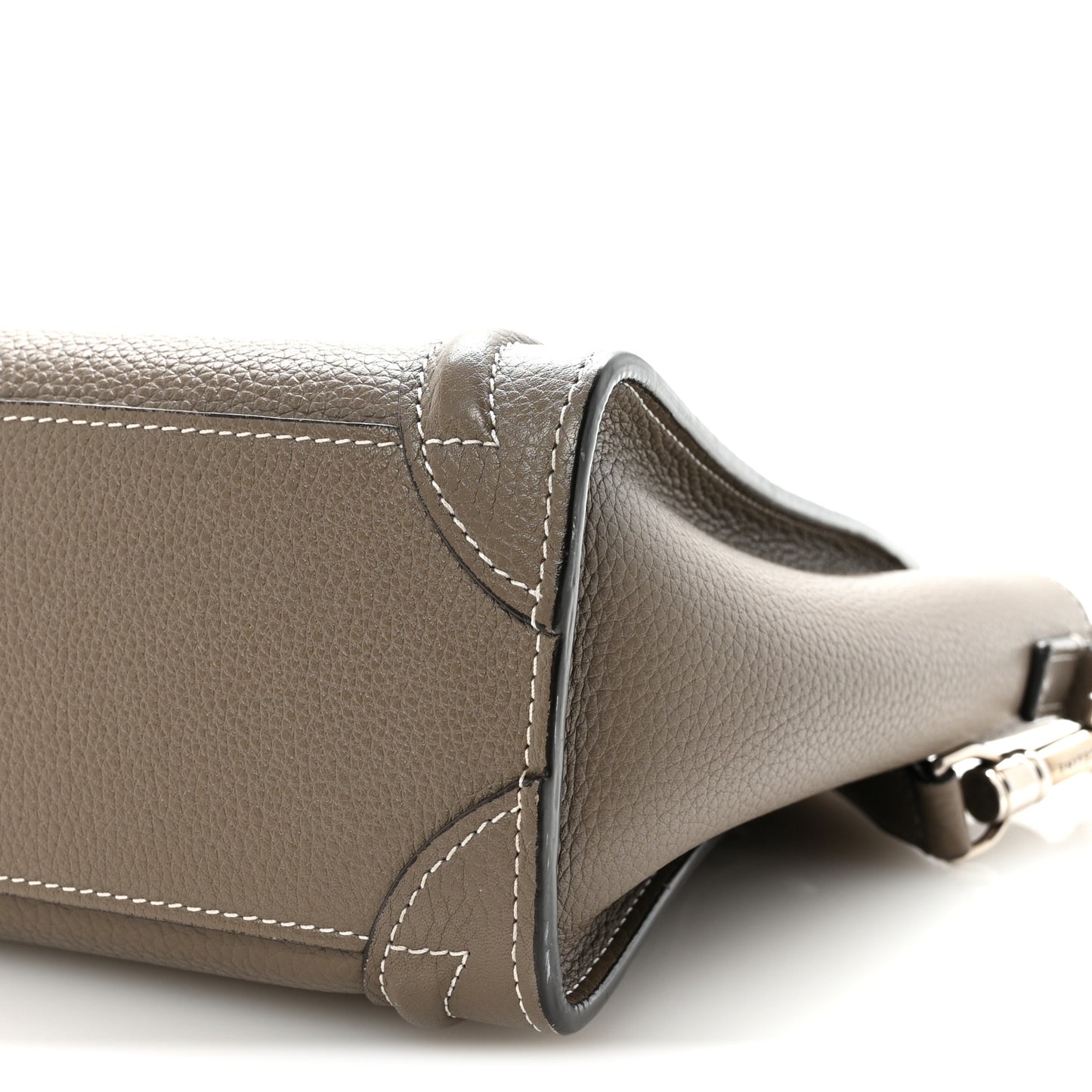 Drummed Calfskin Nano Luggage Souris