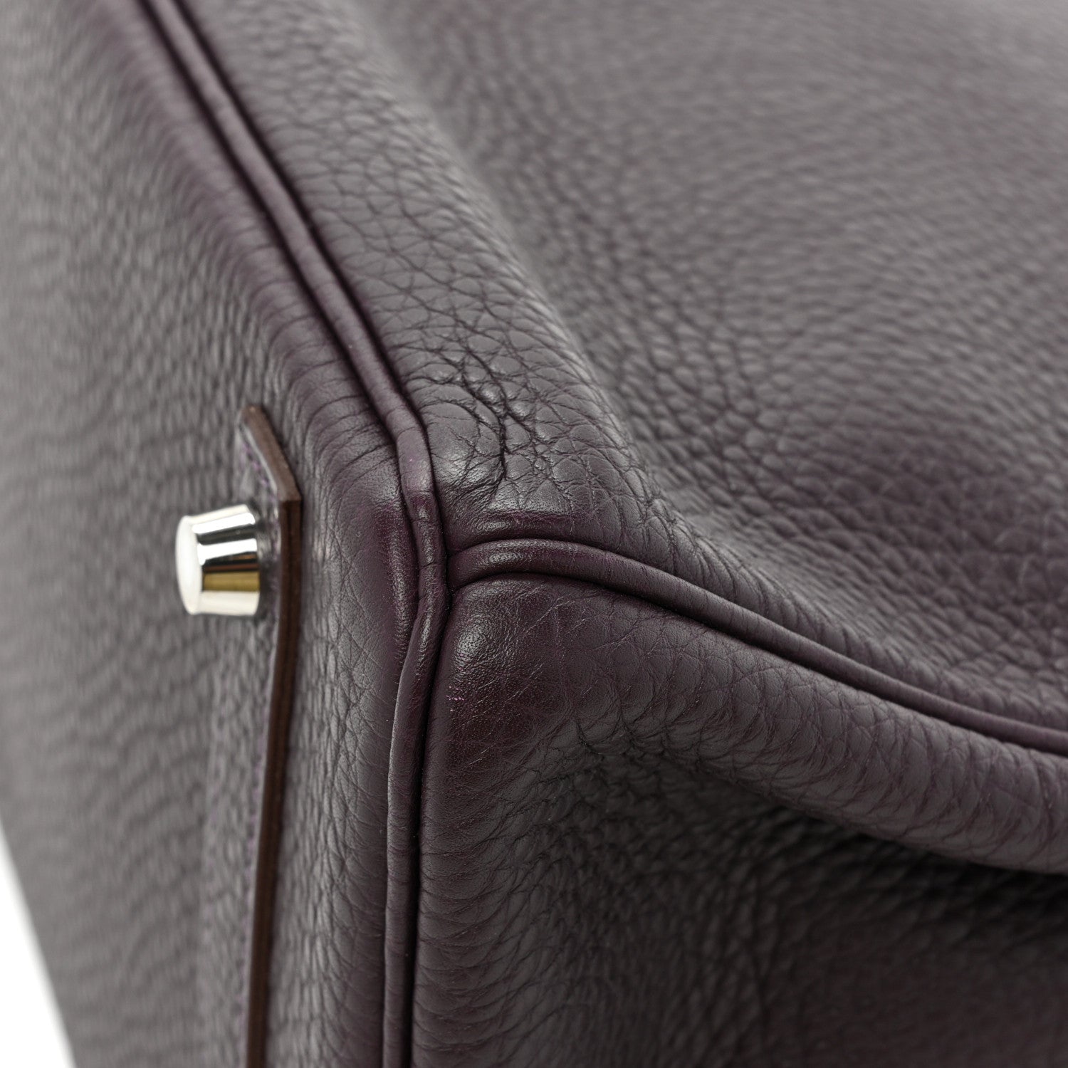 Hermes Togo BIRKIN 30 Raisin 12 of 14