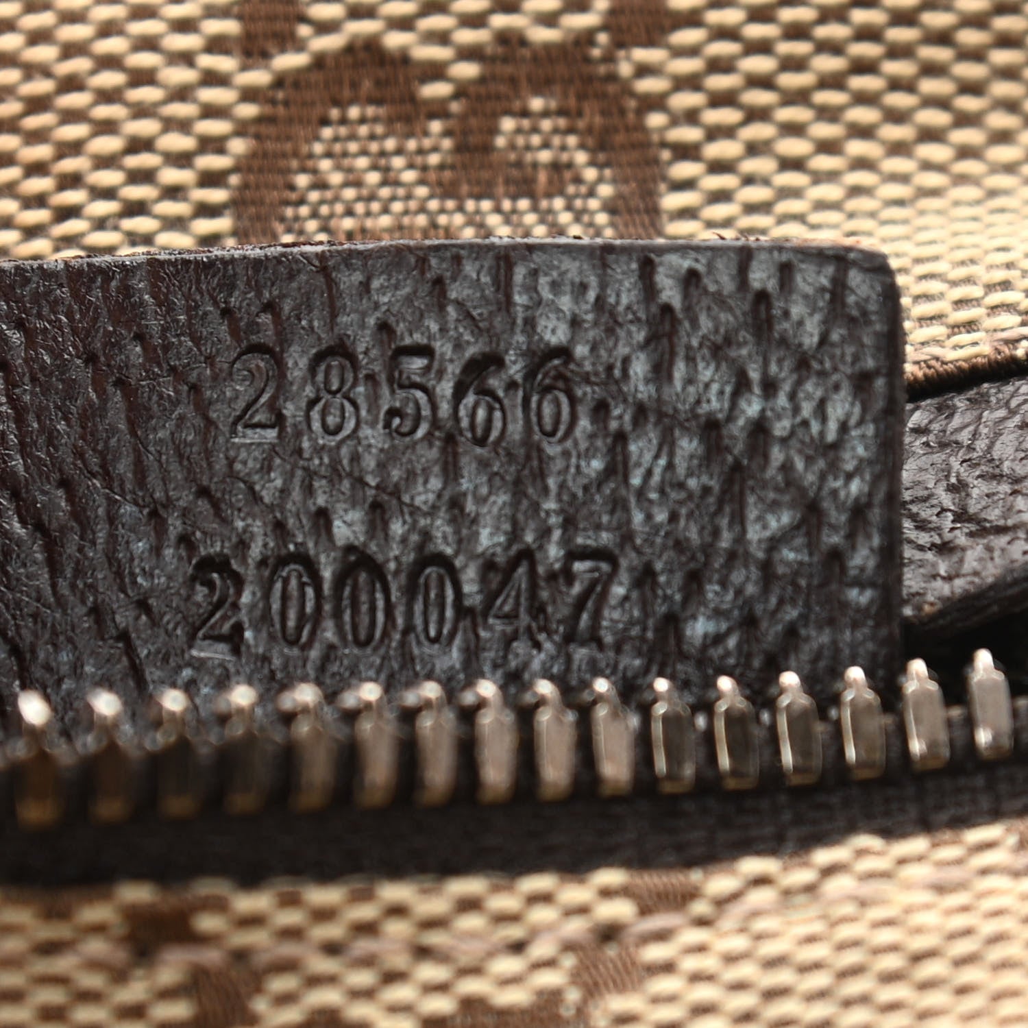 Gucci GG Monogram Web Double Pocket Belt Bag Dark Brown 7 of 12