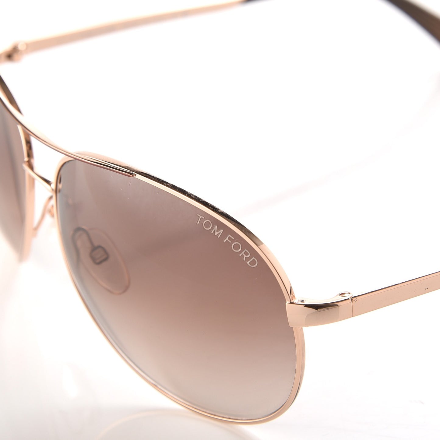Metal Charles Aviator Sunglasses TF35 Gold