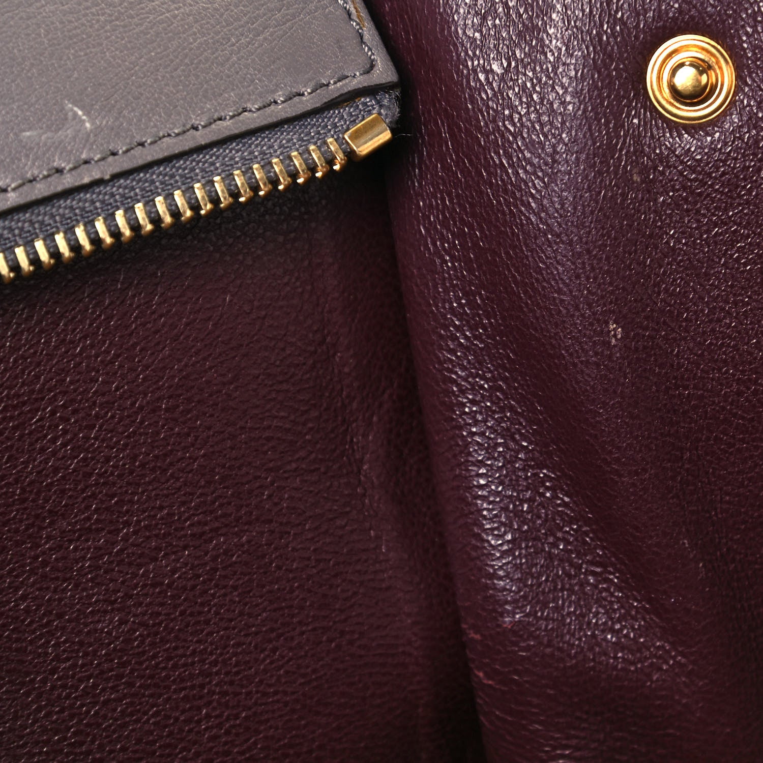 Celine Crocodile Embossed Nubuck Medium Trapeze Grey 15 of 24