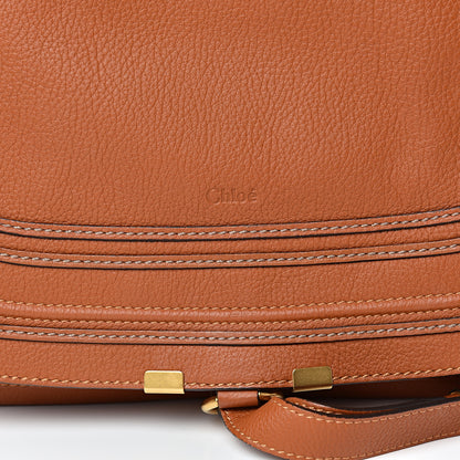 Chloe Calfskin Large Marcie Satchel Tan 7 of 12