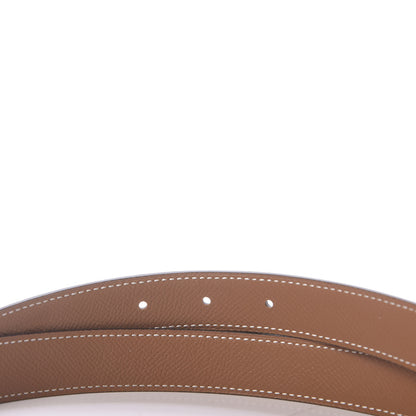 Hermes Swift Epsom 24mm Belt Strap 80 Black Gold 5 of 8