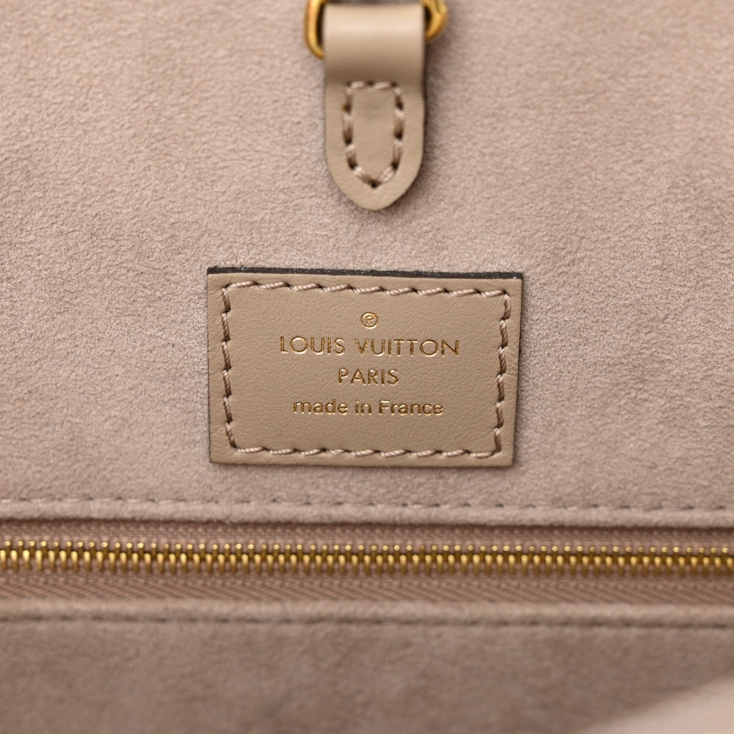 Louis Vuitton Empreinte Monogram Giant Onthego MM Tourterelle Creme 6 of 11
