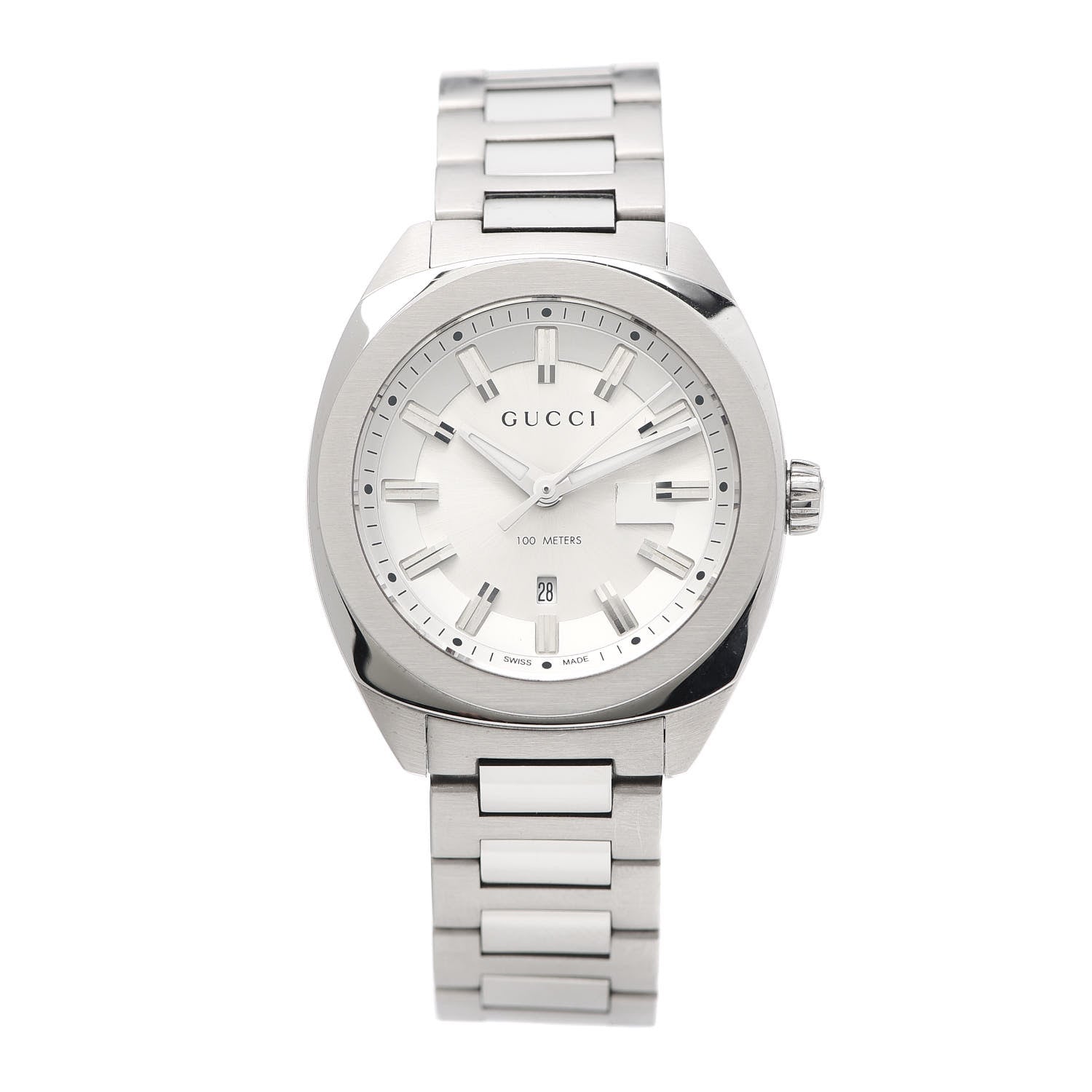 Gucci Stainless Steel 37mm GG2570 Quartz Watch 1 of 6