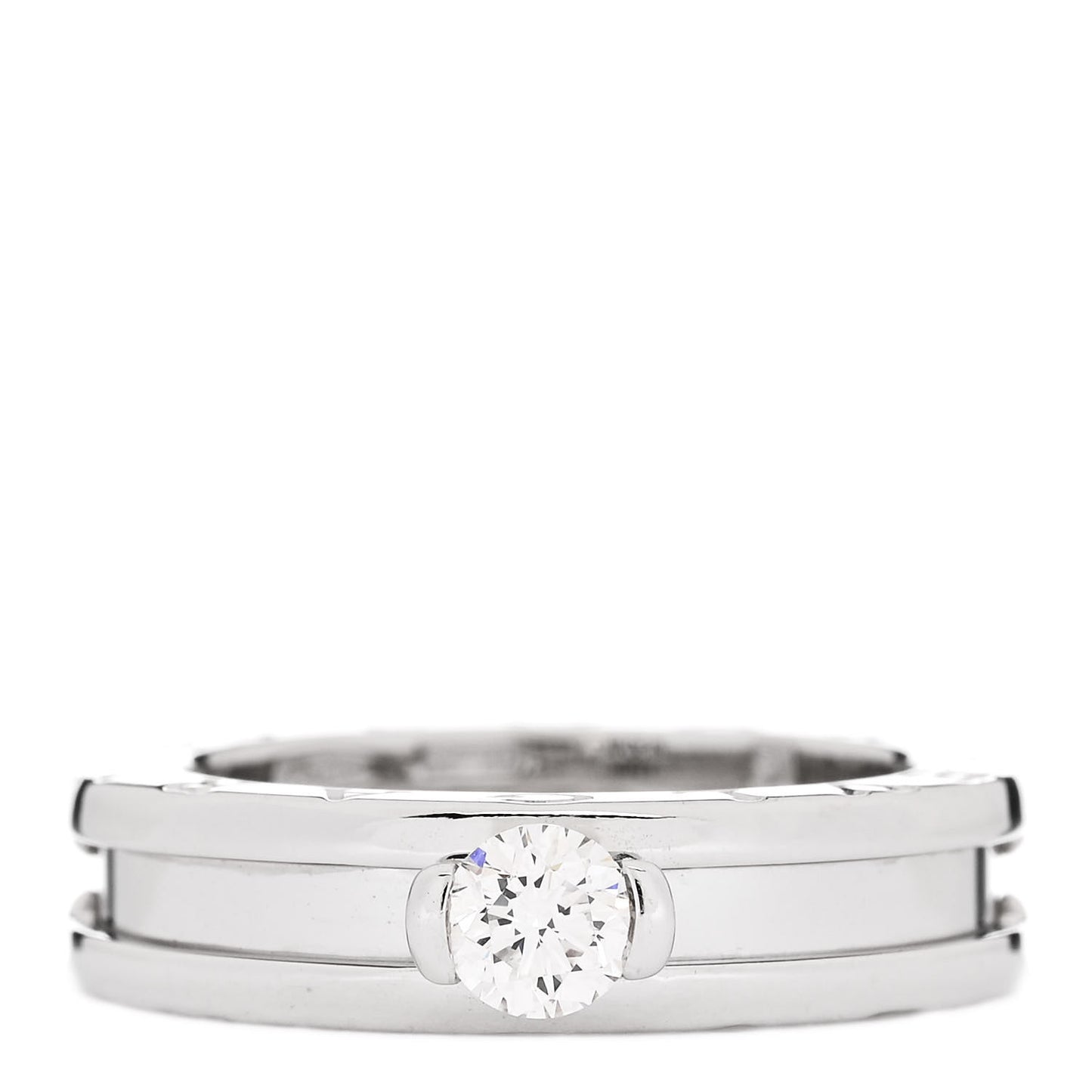 18K White Gold Diamond B.Zero1 Engagement Ring 51 5.75